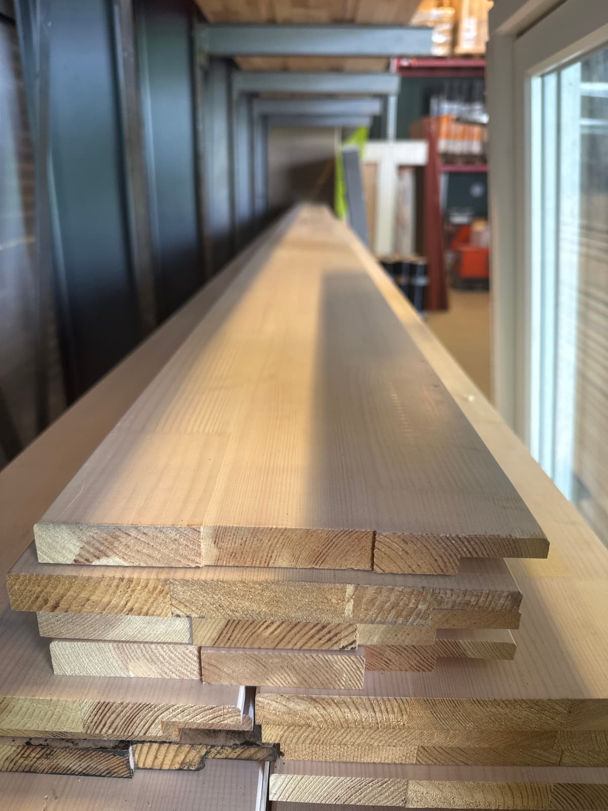 Utforing hvitlasert 18x195x4400 - bilde 1
