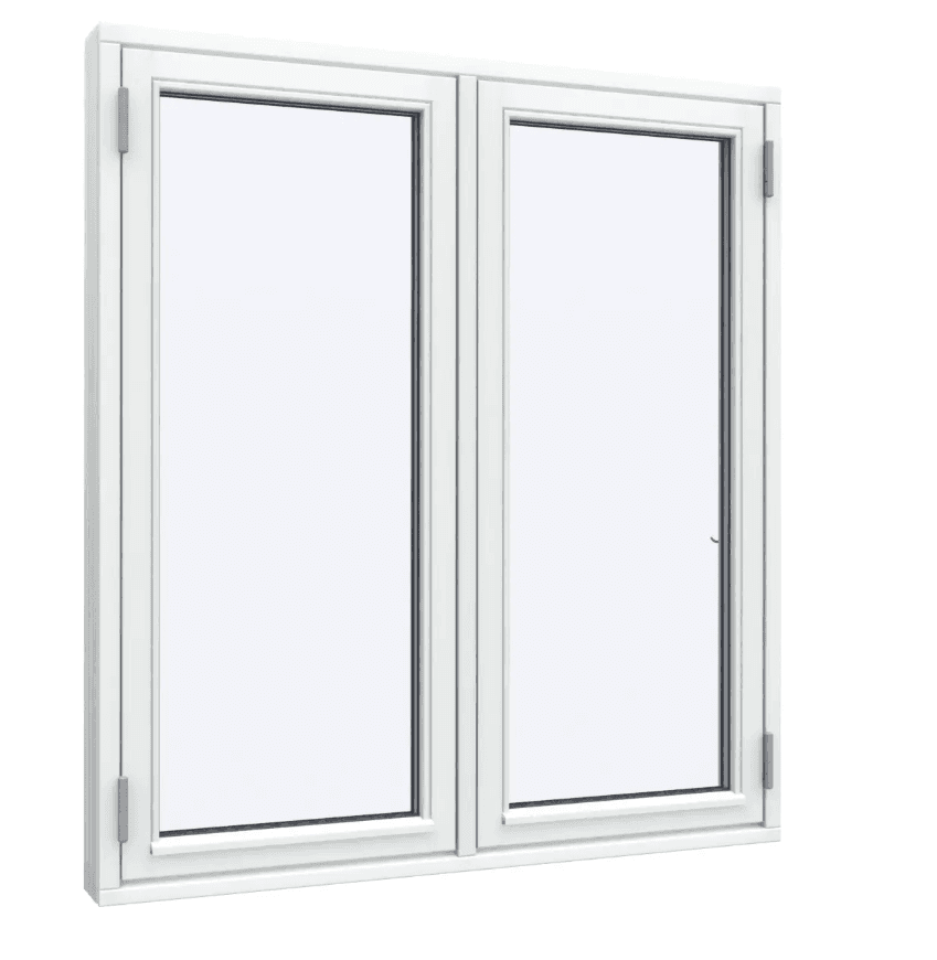 Nordan vindu 1688 x 1688 mm (sort på utsiden og hvit på innsiden) Åpningsvindu - bilde 1