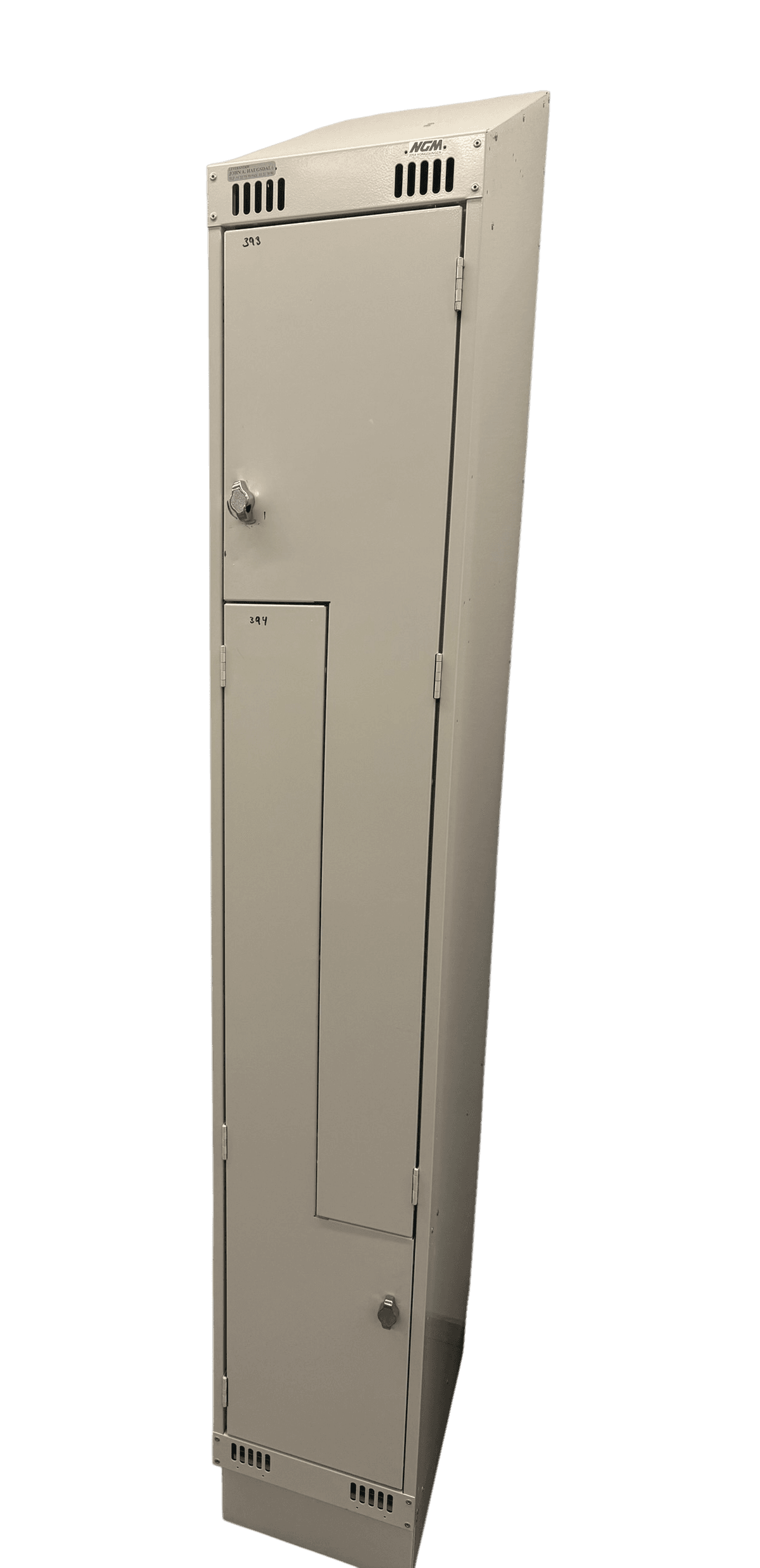 Z garderobeskap - 2 dører - 30x55x210cm (BxDxH) - bilde 1