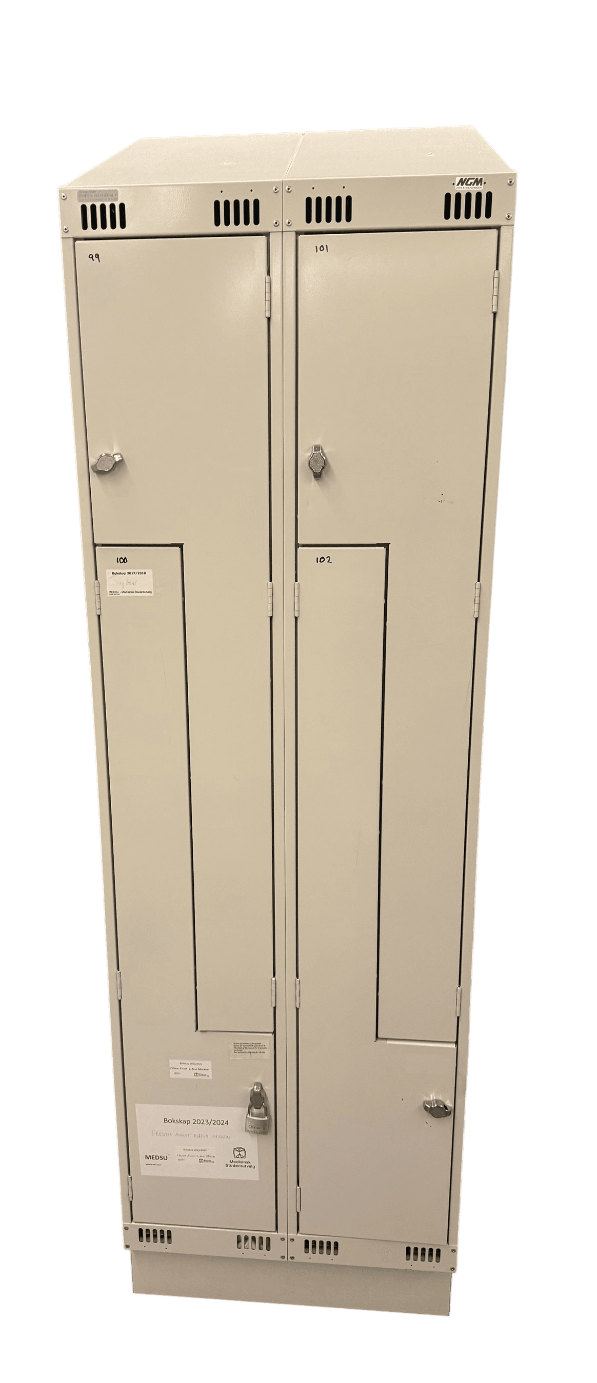 Z garderobeskap - 4 dører - 60x55x210cm (BxDxH) - bilde 1