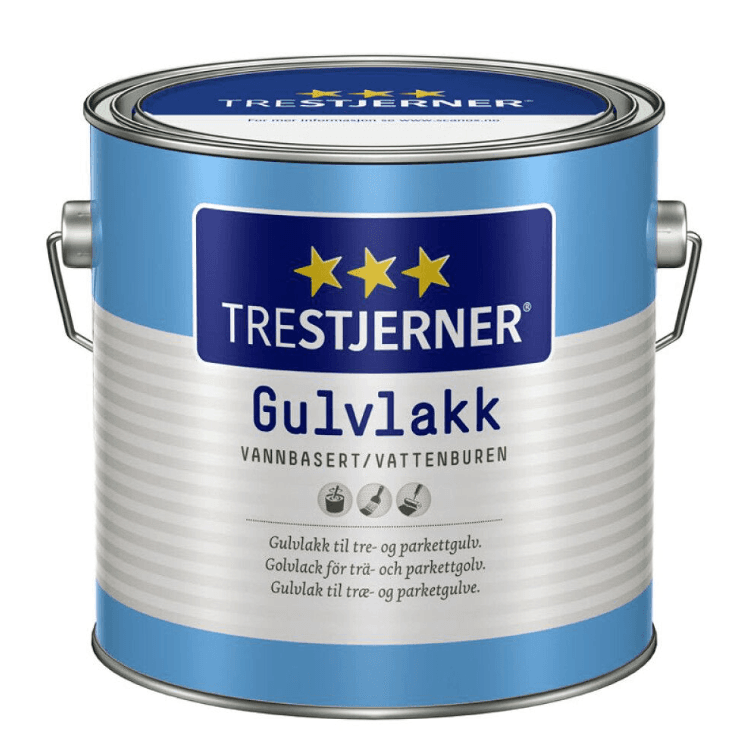 Trestjerner gulvlakk 3L silkematt - bilde 1