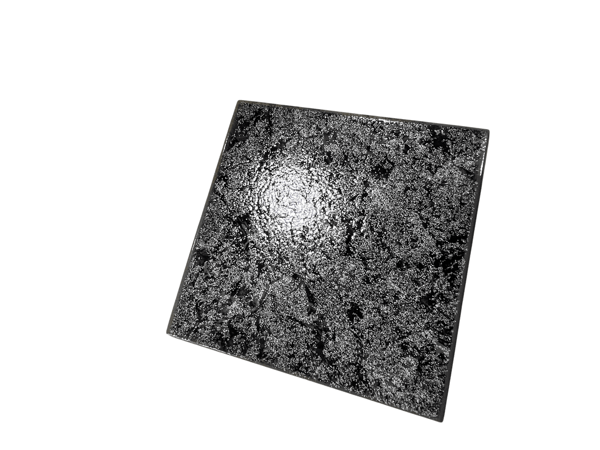 Sort flis 20x20 cm - bilde 1