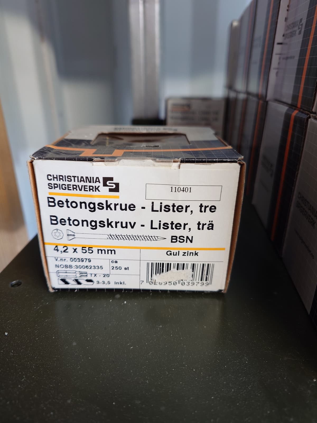 BETONGSKRUE BSN 4,2X55 T20 A250 - bilde 1