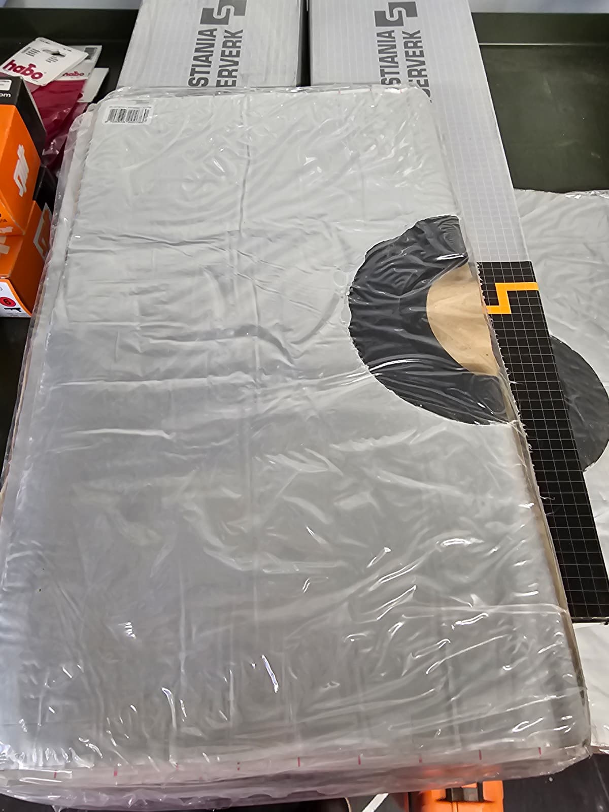 DN100 Mansjett med klebekrage 350×400 mm - bilde 1