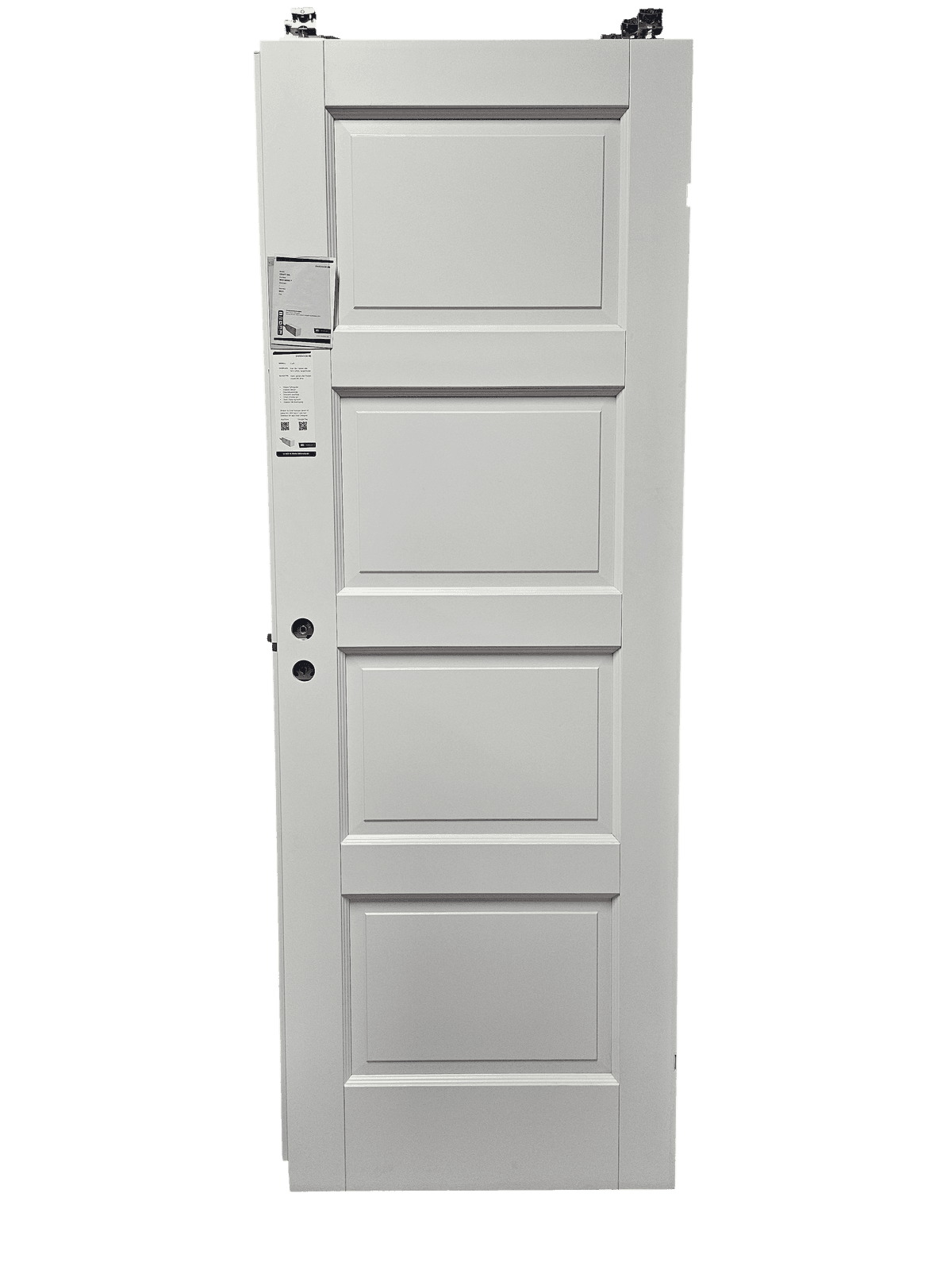 Dørblad u/karm, fyllingsdør, hvit farge 72,5 x 204 cm - bilde 1